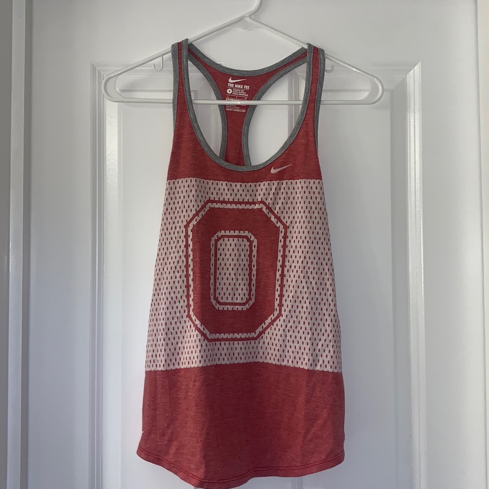 Ohio State, The Nike Tee Athletic Cut Women’s Racerback Tank Top in size Small